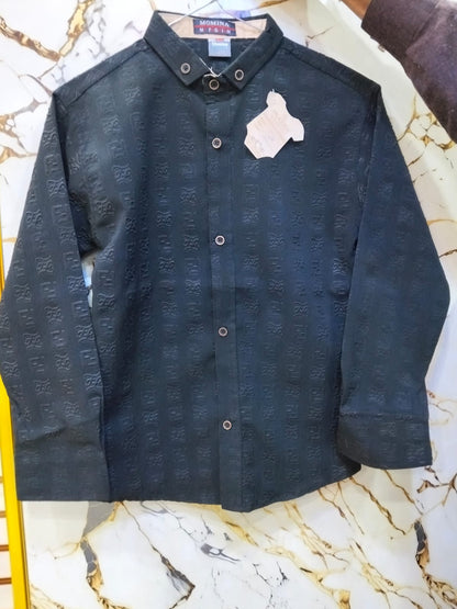 Black Shirt Embossed