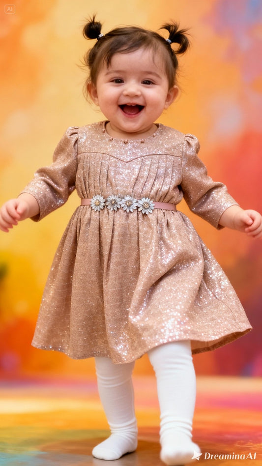 Skin Long Shinny Frock