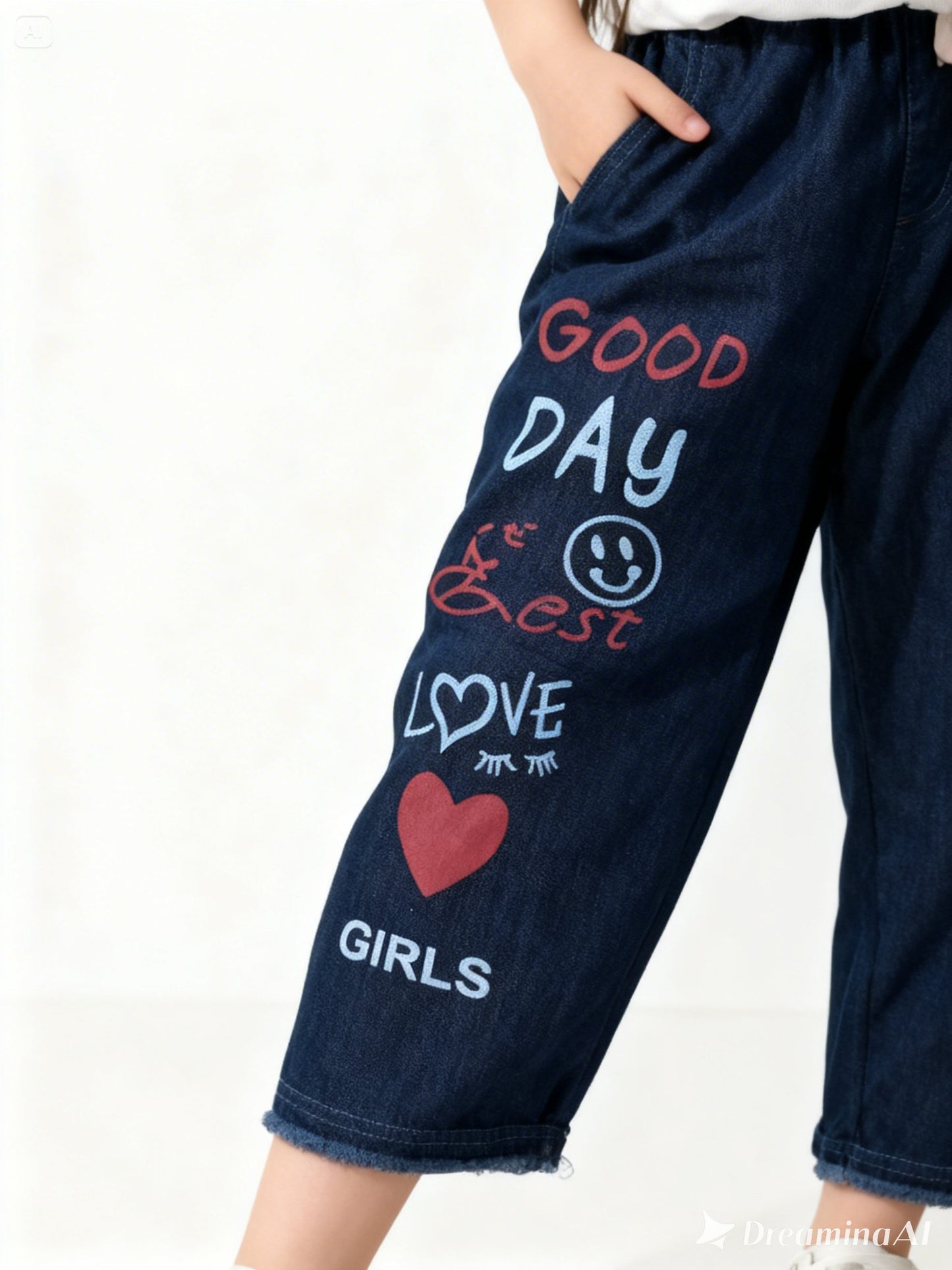 Denim pent girls